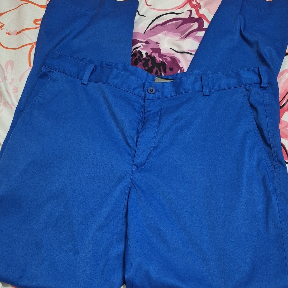 Nike Men's Blue Dri Fit Golf Performance Pants Size 36 X 34